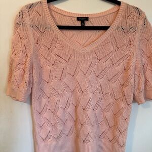 Talbots Light Pink Knit Sweater